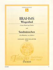 Wiegenlied op. 49/4 und Sandmännchen - vocal high and piano